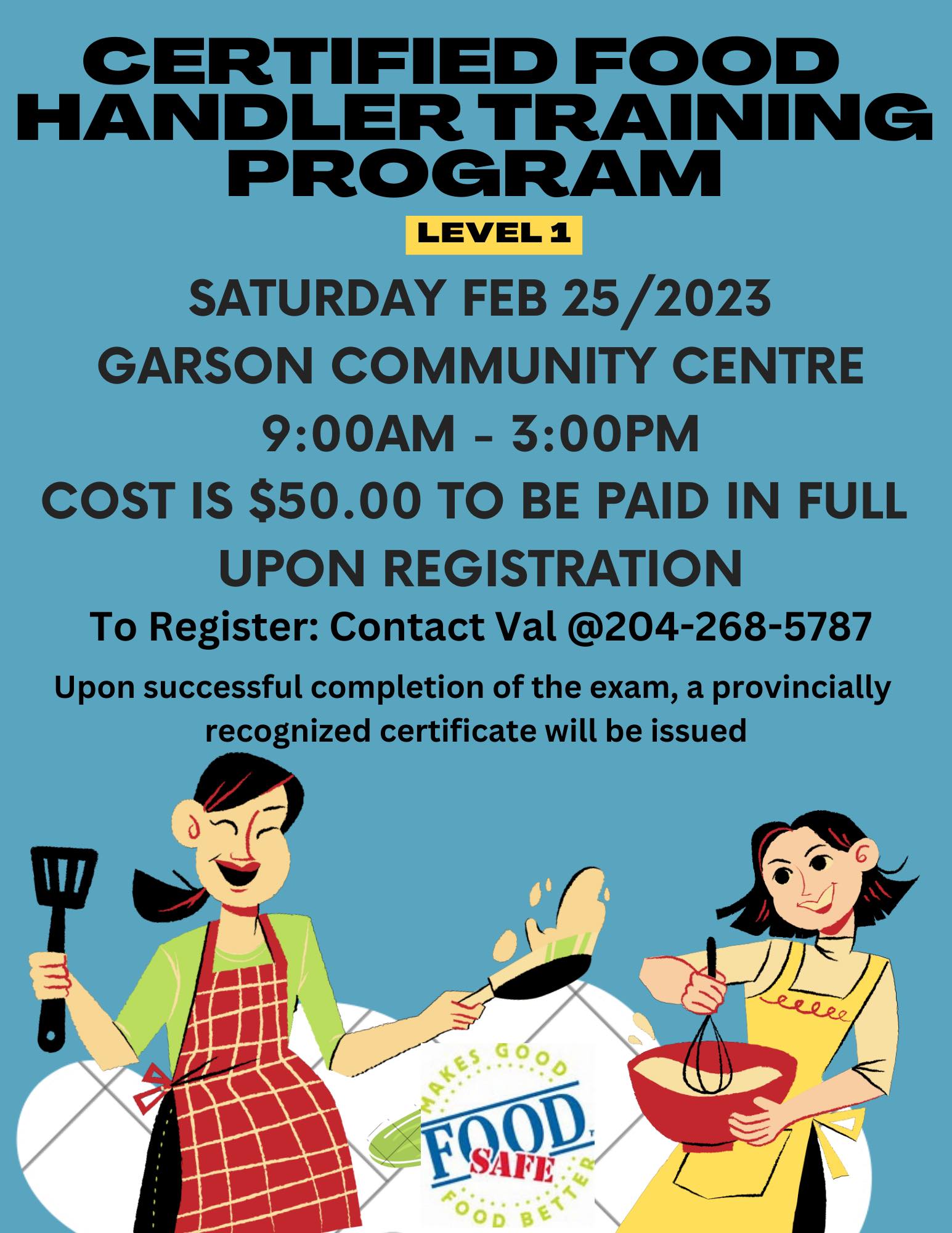 Food Handler Certification Level 1 BBDC