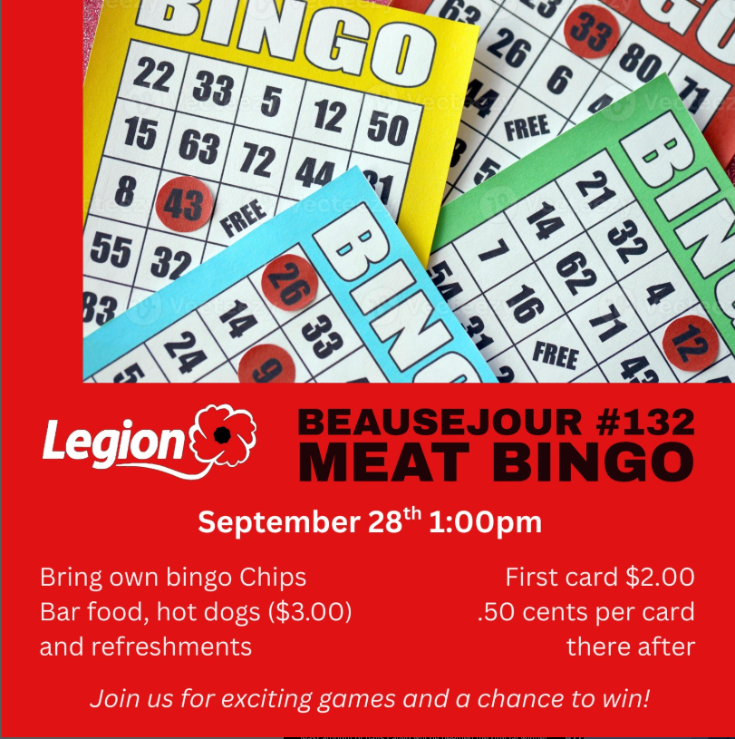 Legion Meat Bingo